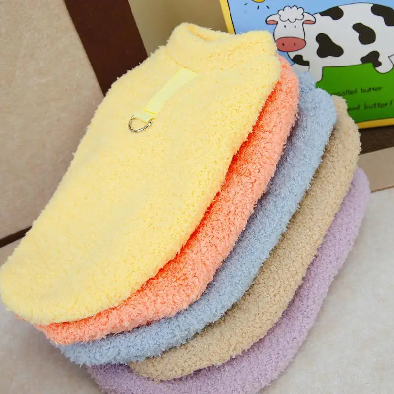 Warm Teddy Sweater Pastel Color