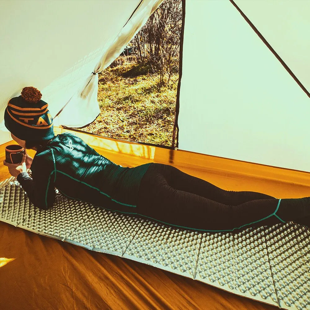 Widesea Campingmat Draagbaar slaapmatje Picknickschuim Bedmatras Reizen Trekkinguitrusting Deken Waterdicht Vochtbestendig