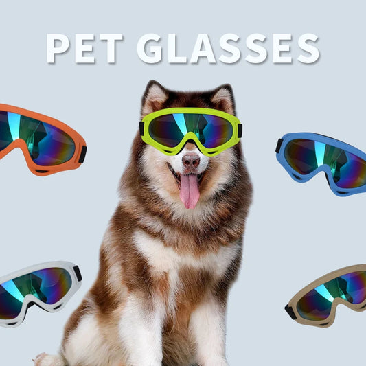Nieuwe huisdierbril UV-beschermingsbril voor katten en honden Zonbescherming tegen wind en zand Modebril